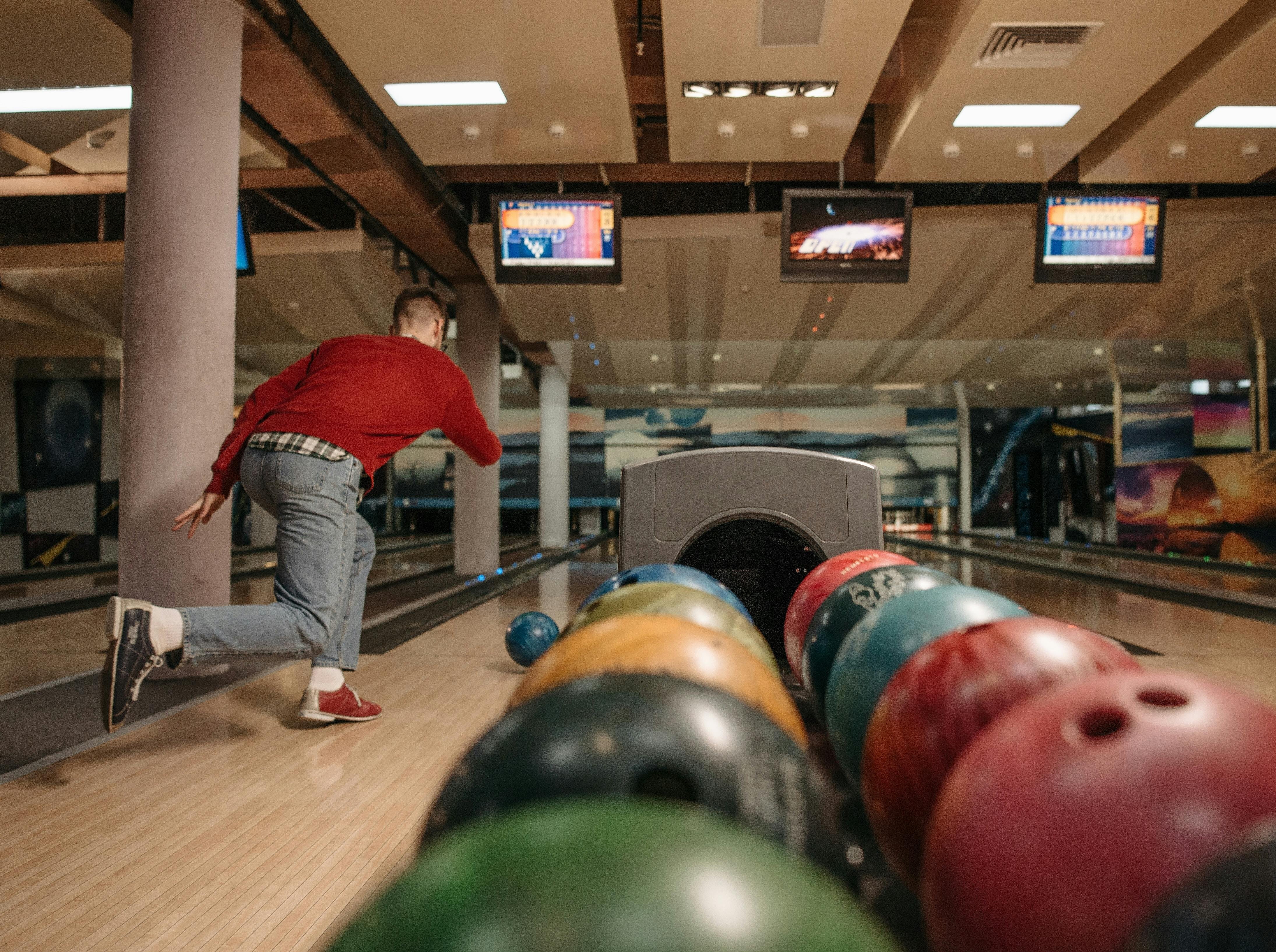 Bowling pri trati — akcia na dráhach